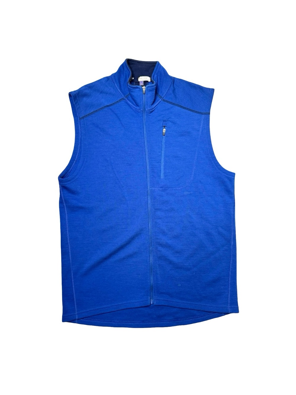 Ibex | Men’s Shak Vest Merino Wool Blue Large